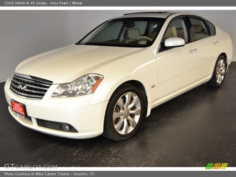 Ivory Pearl / Wheat 2006 Infiniti M 45 Sedan