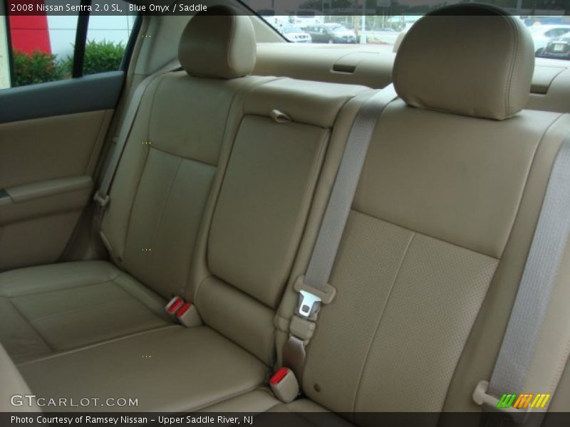 Blue Onyx / Saddle 2008 Nissan Sentra 2.0 SL