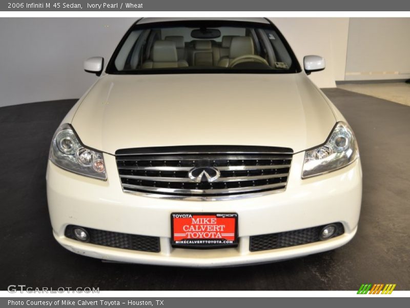 Ivory Pearl / Wheat 2006 Infiniti M 45 Sedan
