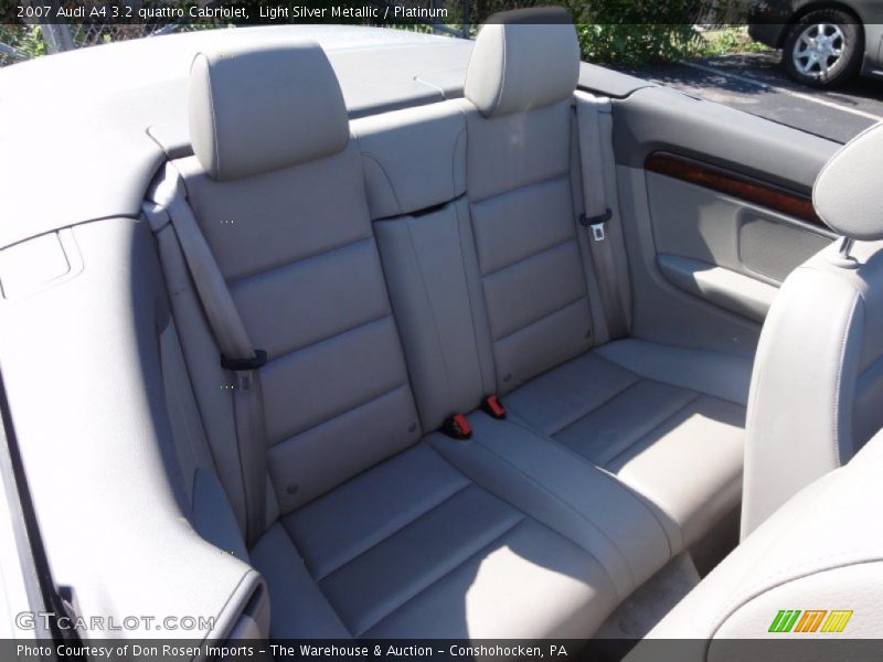  2007 A4 3.2 quattro Cabriolet Platinum Interior
