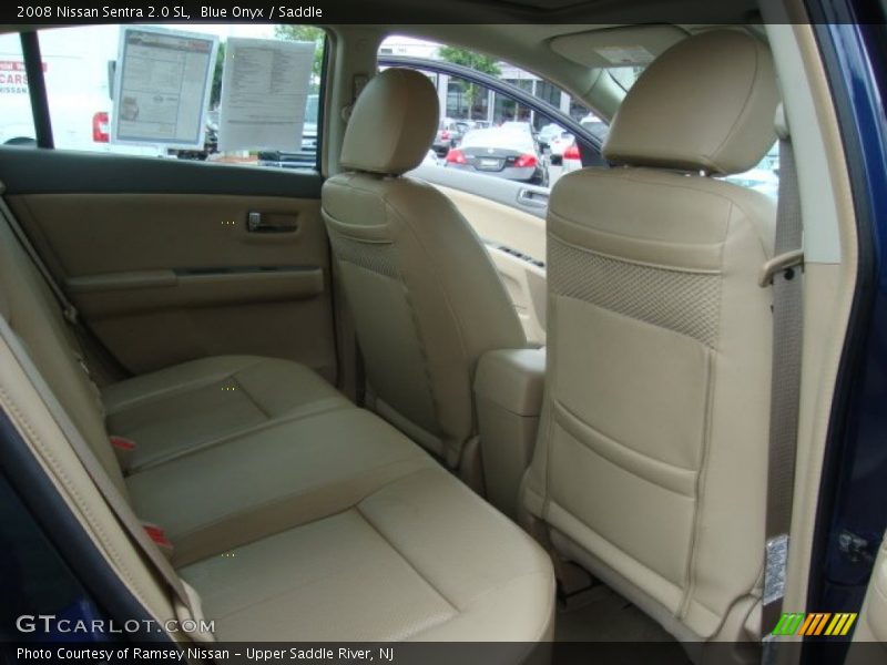 Blue Onyx / Saddle 2008 Nissan Sentra 2.0 SL