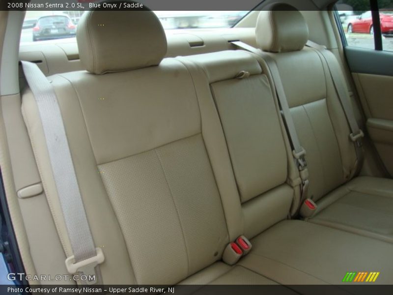 Blue Onyx / Saddle 2008 Nissan Sentra 2.0 SL