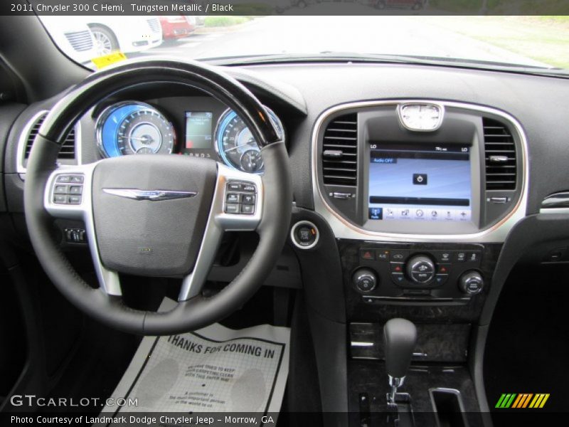 Tungsten Metallic / Black 2011 Chrysler 300 C Hemi