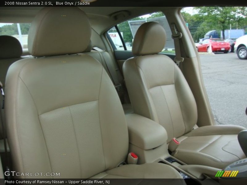 Blue Onyx / Saddle 2008 Nissan Sentra 2.0 SL