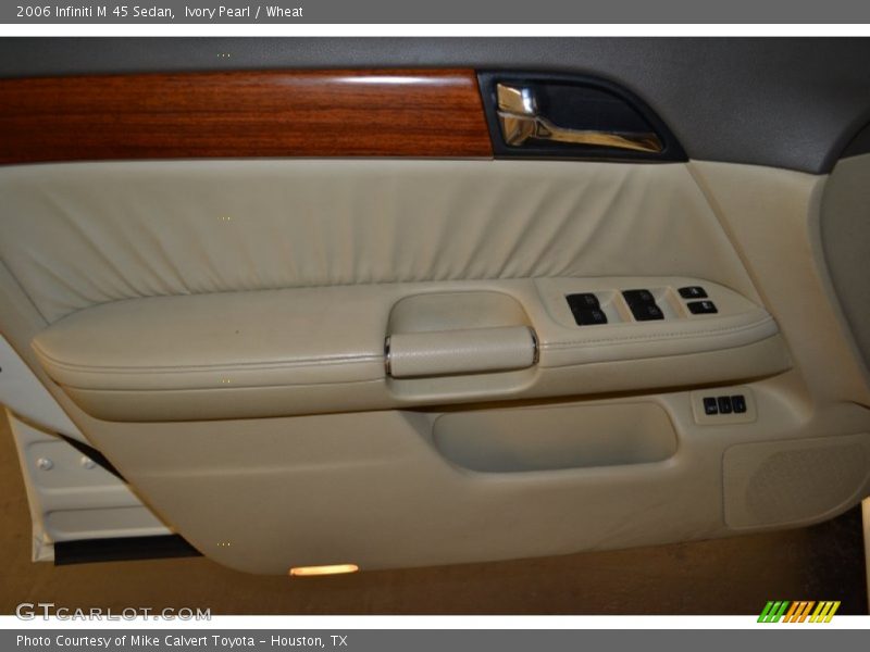 Ivory Pearl / Wheat 2006 Infiniti M 45 Sedan