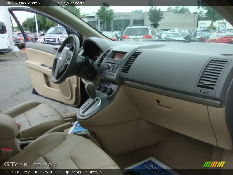 Blue Onyx / Saddle 2008 Nissan Sentra 2.0 SL