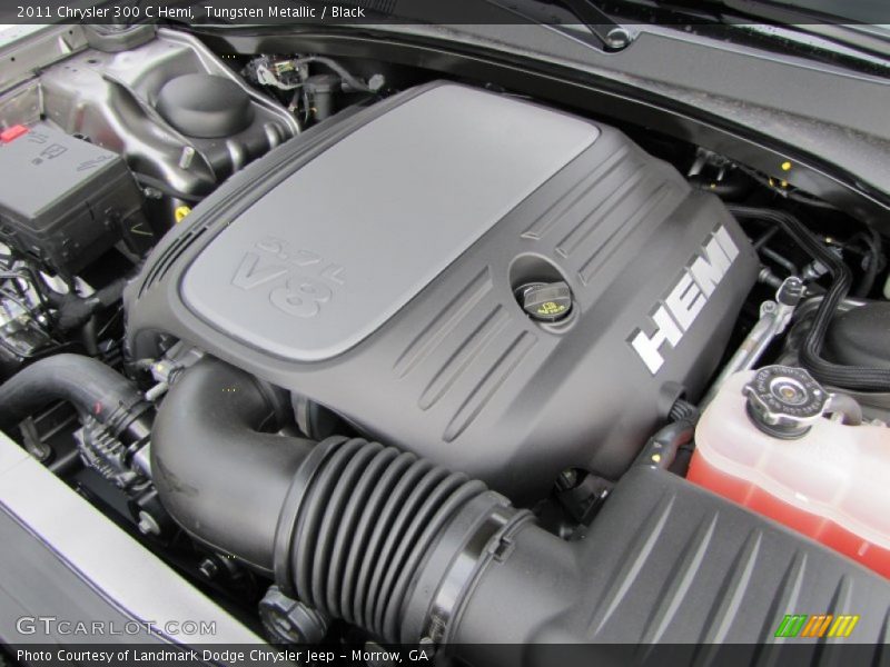 Tungsten Metallic / Black 2011 Chrysler 300 C Hemi