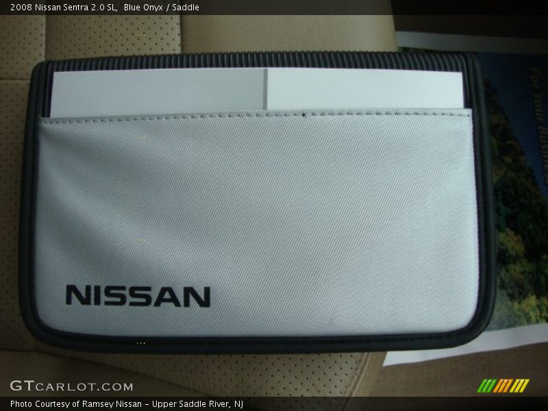 Blue Onyx / Saddle 2008 Nissan Sentra 2.0 SL