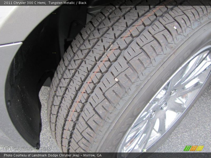 Tungsten Metallic / Black 2011 Chrysler 300 C Hemi