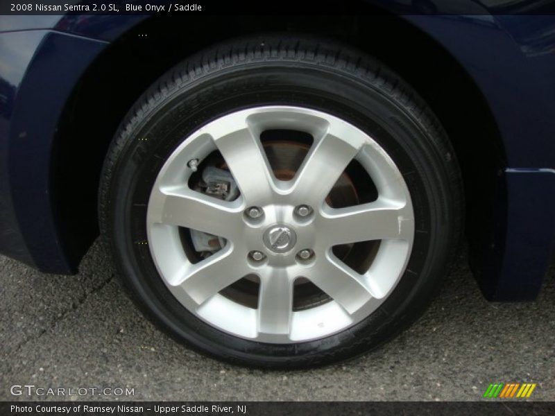Blue Onyx / Saddle 2008 Nissan Sentra 2.0 SL