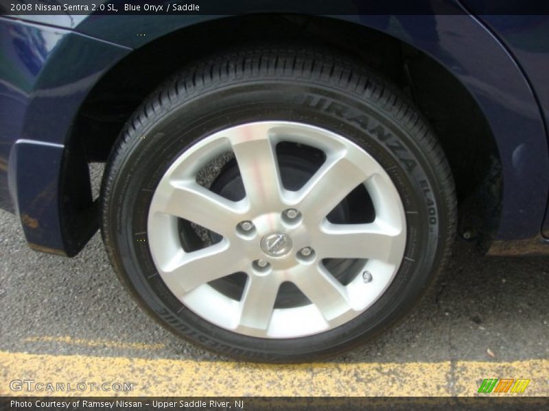 Blue Onyx / Saddle 2008 Nissan Sentra 2.0 SL