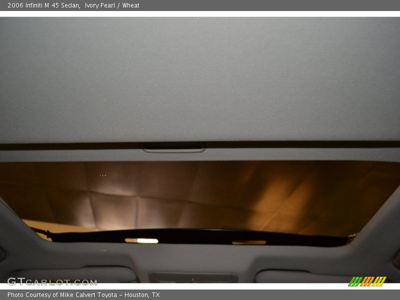 Ivory Pearl / Wheat 2006 Infiniti M 45 Sedan