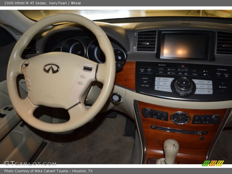 Ivory Pearl / Wheat 2006 Infiniti M 45 Sedan