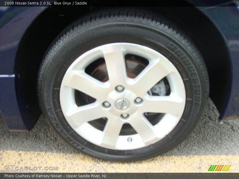 Blue Onyx / Saddle 2008 Nissan Sentra 2.0 SL