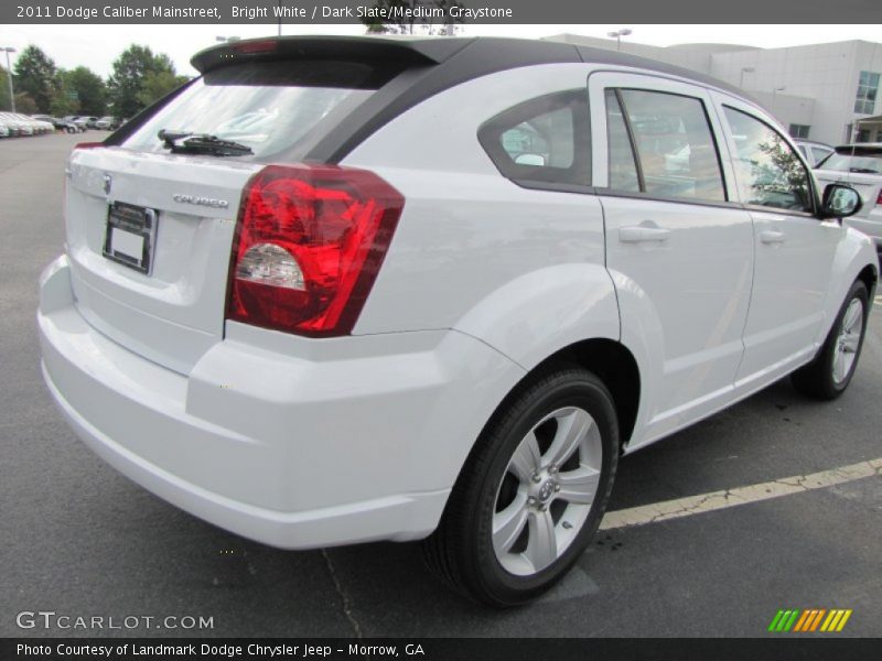 Bright White / Dark Slate/Medium Graystone 2011 Dodge Caliber Mainstreet