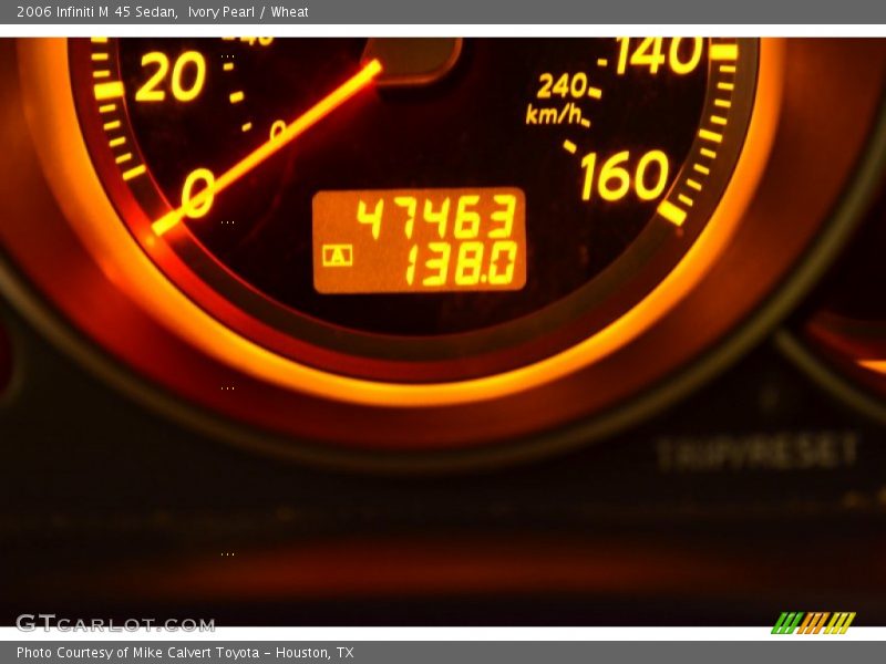Ivory Pearl / Wheat 2006 Infiniti M 45 Sedan