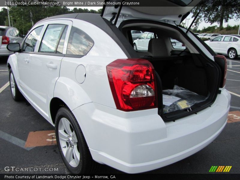 Bright White / Dark Slate/Medium Graystone 2011 Dodge Caliber Mainstreet