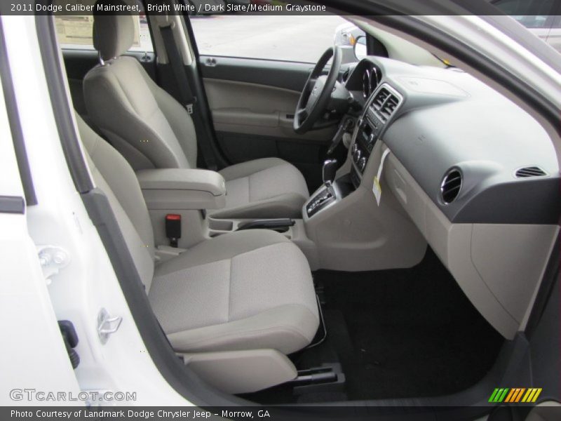 Bright White / Dark Slate/Medium Graystone 2011 Dodge Caliber Mainstreet