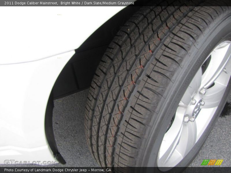 Bright White / Dark Slate/Medium Graystone 2011 Dodge Caliber Mainstreet
