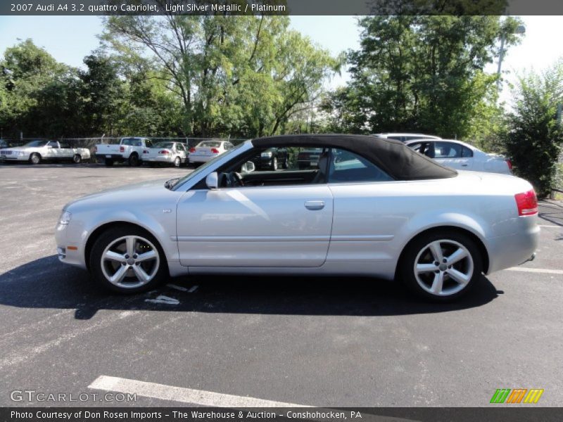  2007 A4 3.2 quattro Cabriolet Light Silver Metallic