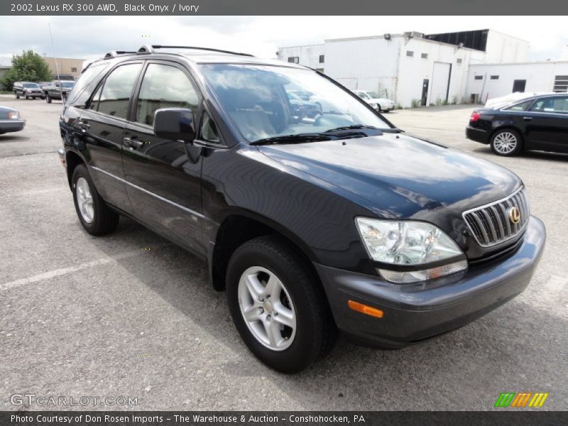 Black Onyx / Ivory 2002 Lexus RX 300 AWD