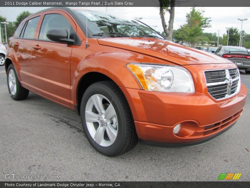 Mango Tango Pearl / Dark Slate Gray 2011 Dodge Caliber Mainstreet