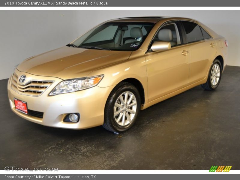 Sandy Beach Metallic / Bisque 2010 Toyota Camry XLE V6