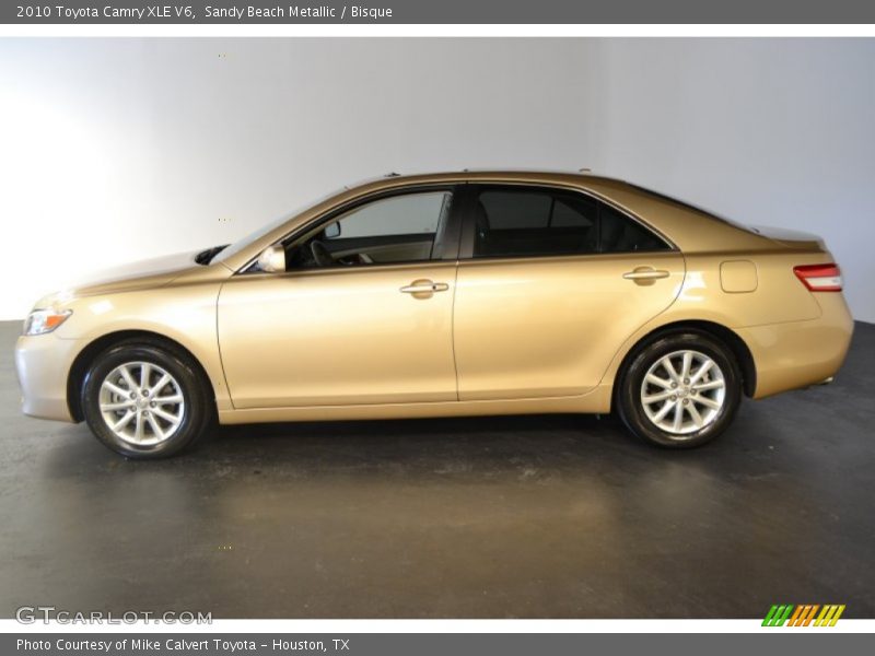 Sandy Beach Metallic / Bisque 2010 Toyota Camry XLE V6