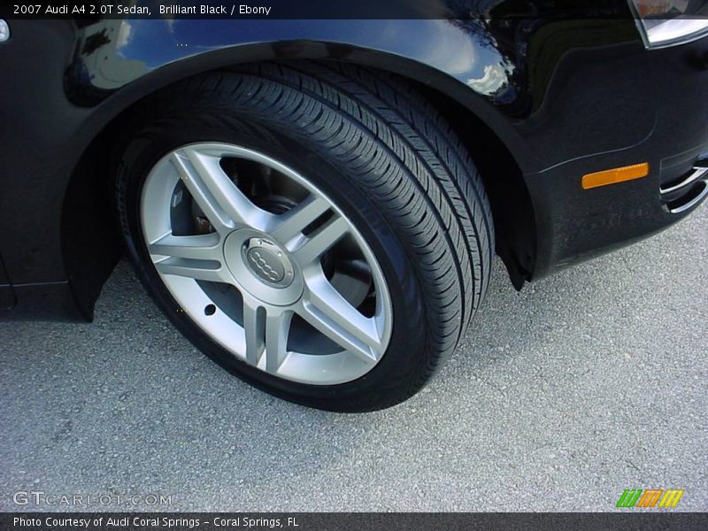 Brilliant Black / Ebony 2007 Audi A4 2.0T Sedan