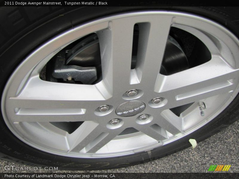 Tungsten Metallic / Black 2011 Dodge Avenger Mainstreet