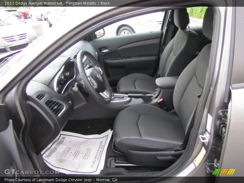 Tungsten Metallic / Black 2011 Dodge Avenger Mainstreet