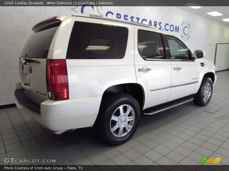 White Diamond / Cocoa/Light Cashmere 2008 Cadillac Escalade