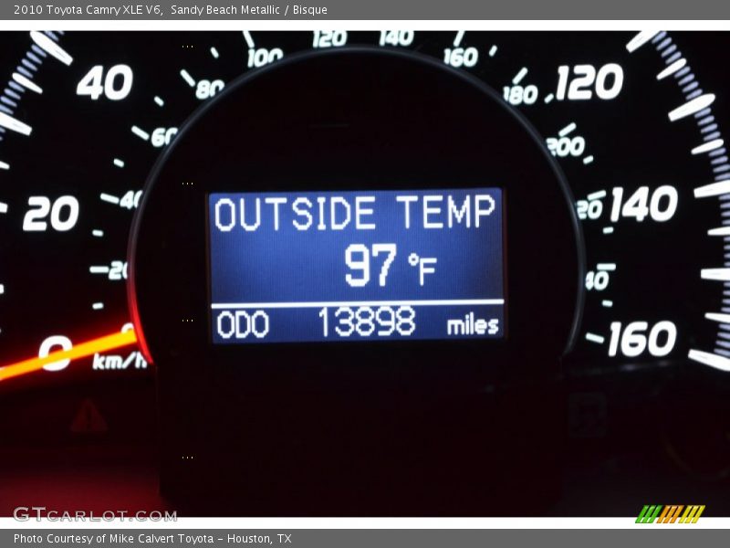 Sandy Beach Metallic / Bisque 2010 Toyota Camry XLE V6