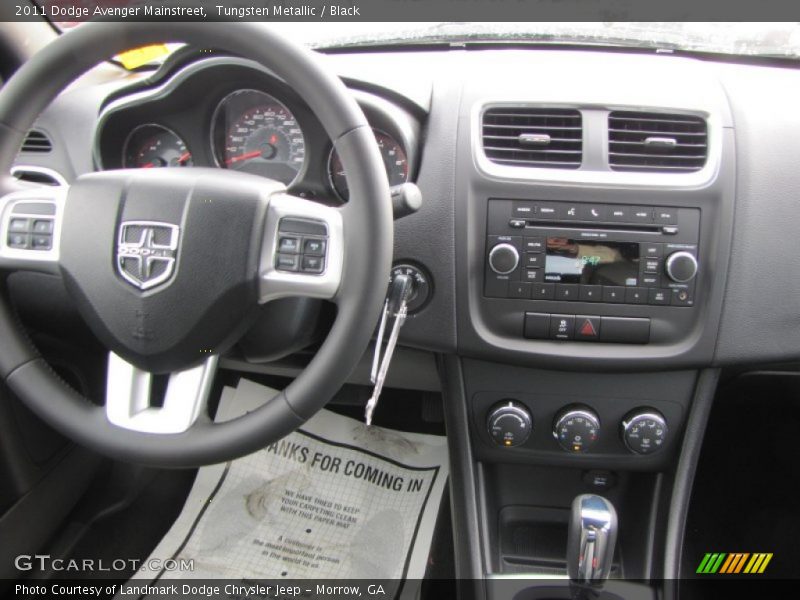 Tungsten Metallic / Black 2011 Dodge Avenger Mainstreet