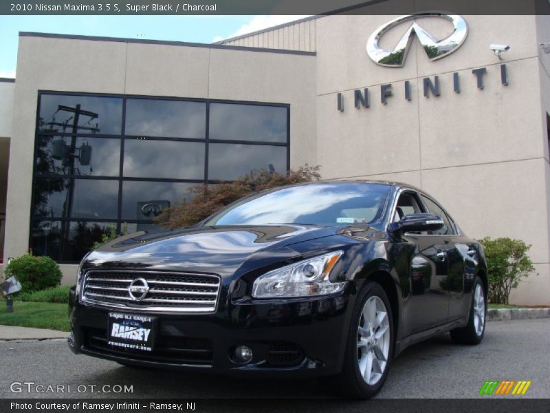 Super Black / Charcoal 2010 Nissan Maxima 3.5 S