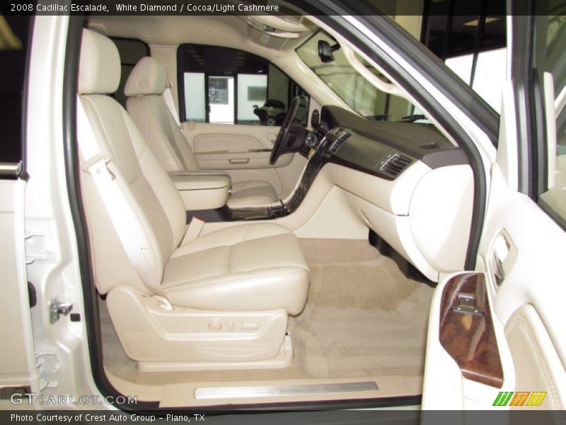 White Diamond / Cocoa/Light Cashmere 2008 Cadillac Escalade