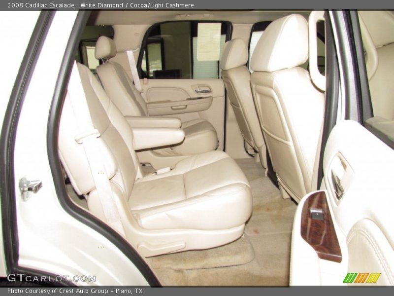 White Diamond / Cocoa/Light Cashmere 2008 Cadillac Escalade