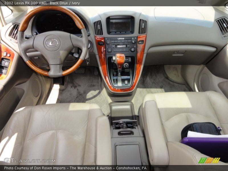 Black Onyx / Ivory 2002 Lexus RX 300 AWD