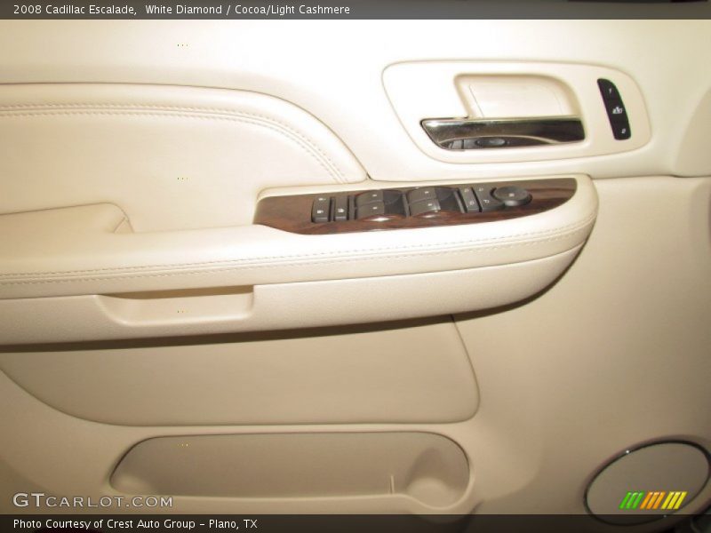 White Diamond / Cocoa/Light Cashmere 2008 Cadillac Escalade