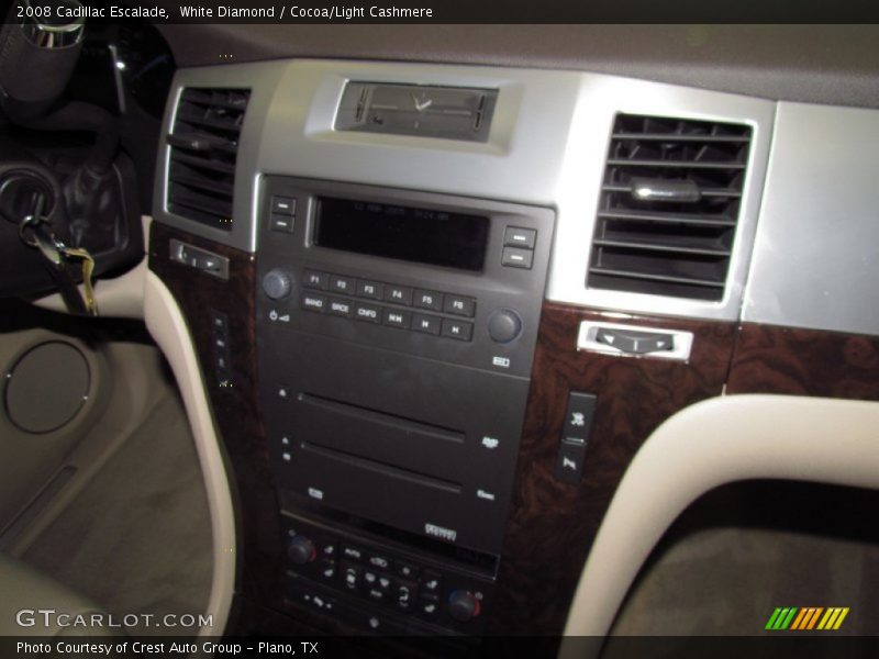 White Diamond / Cocoa/Light Cashmere 2008 Cadillac Escalade