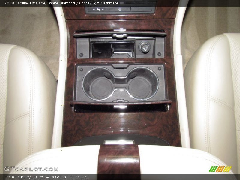 White Diamond / Cocoa/Light Cashmere 2008 Cadillac Escalade
