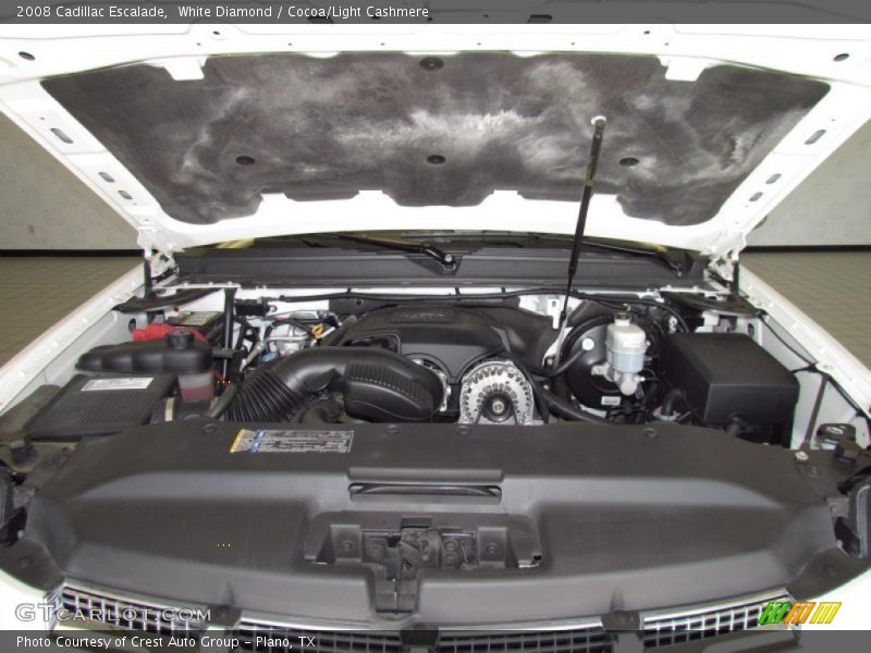 White Diamond / Cocoa/Light Cashmere 2008 Cadillac Escalade