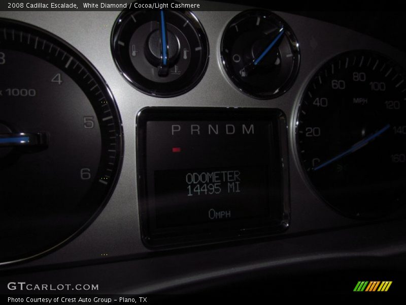 White Diamond / Cocoa/Light Cashmere 2008 Cadillac Escalade