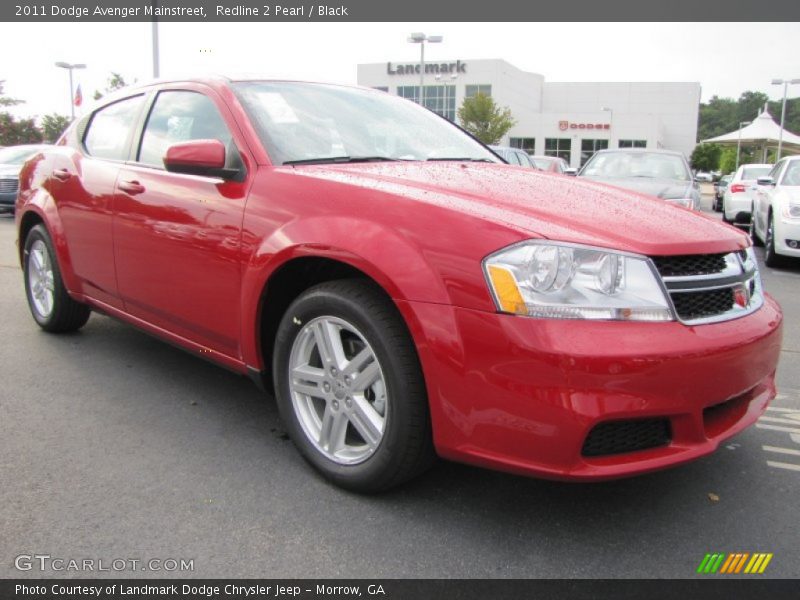 Redline 2 Pearl / Black 2011 Dodge Avenger Mainstreet