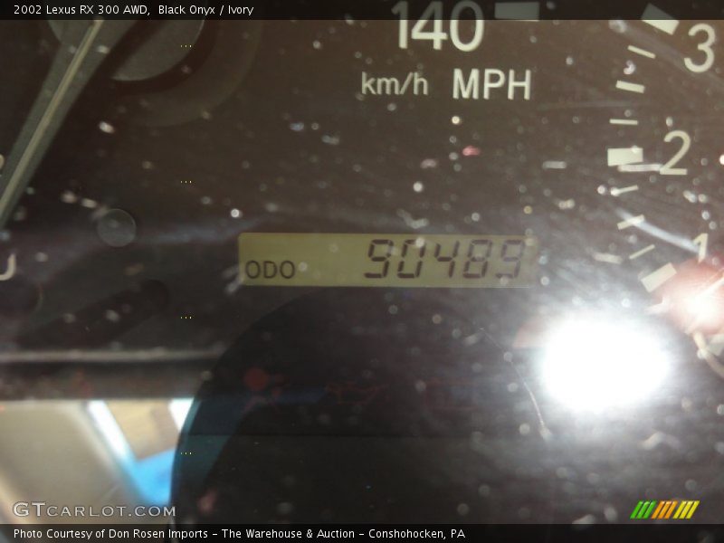 Black Onyx / Ivory 2002 Lexus RX 300 AWD