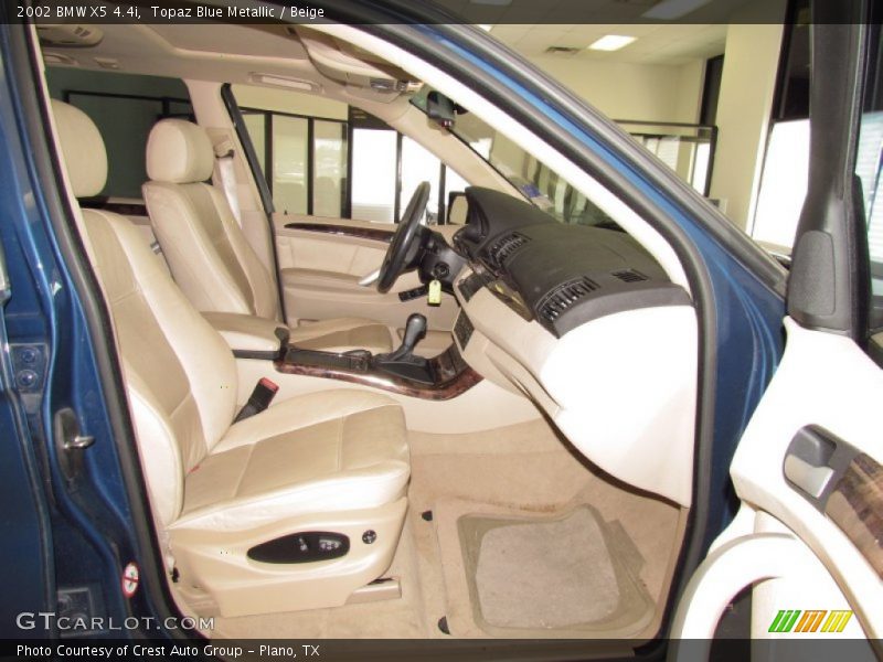 Topaz Blue Metallic / Beige 2002 BMW X5 4.4i