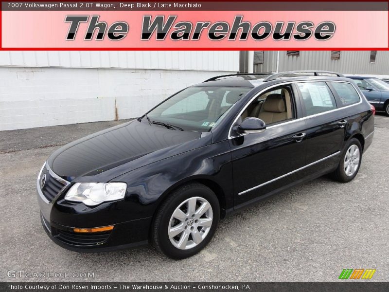 Deep Black / Latte Macchiato 2007 Volkswagen Passat 2.0T Wagon