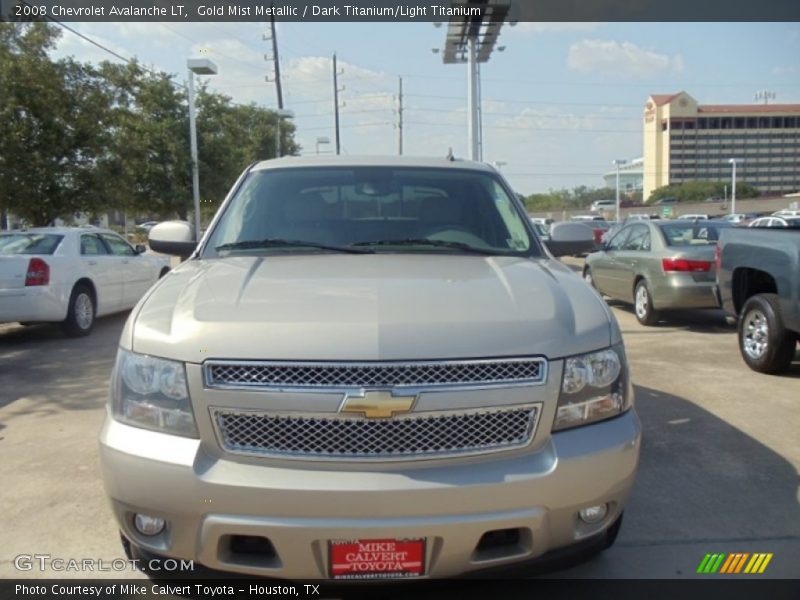 Gold Mist Metallic / Dark Titanium/Light Titanium 2008 Chevrolet Avalanche LT