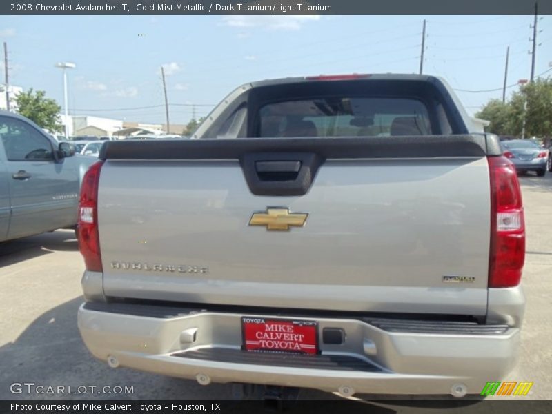 Gold Mist Metallic / Dark Titanium/Light Titanium 2008 Chevrolet Avalanche LT