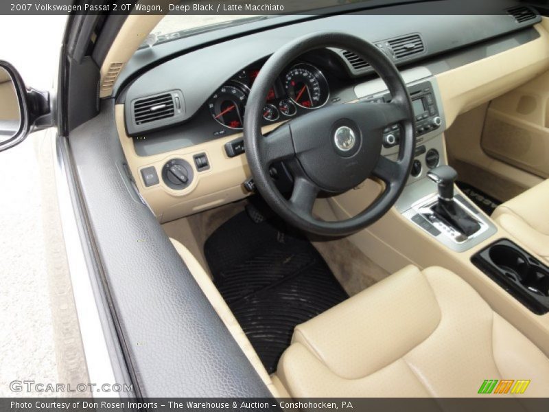Deep Black / Latte Macchiato 2007 Volkswagen Passat 2.0T Wagon
